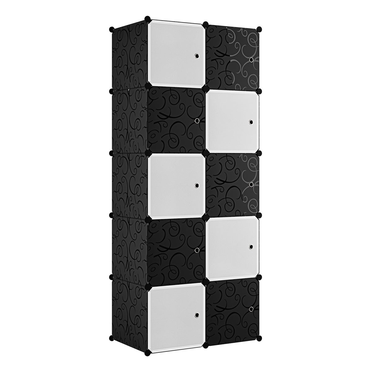 le stelle armadio 10 moduli in plastica colore bianco e nero ean 8024299800754 ean 8024299800754