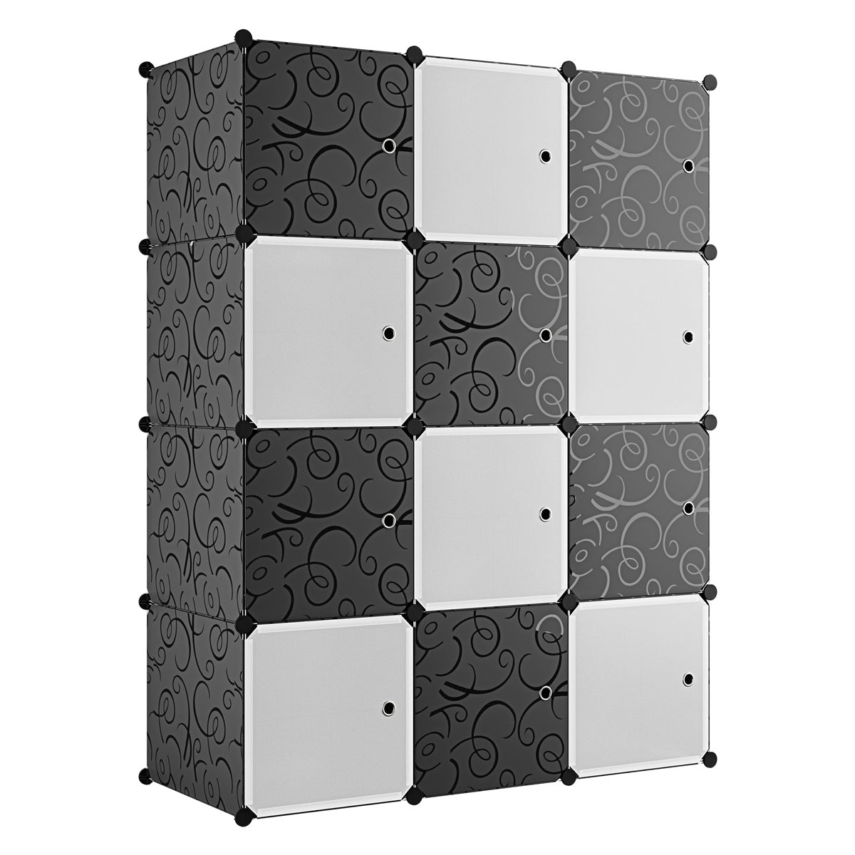 le stelle armadio 12 moduli in plastica colore bianco e nero ean 8024299800778 ean 8024299800778