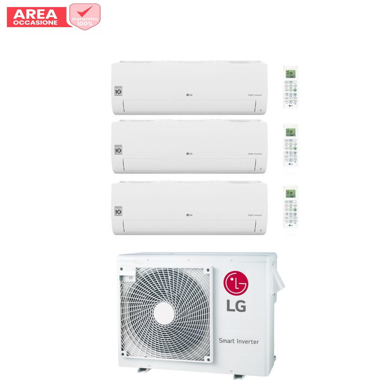 lg area occasione 5128 condizionatore lg trial split libero smart 9912 btu con mu3r19 ul0 r 32 wi fi integrato