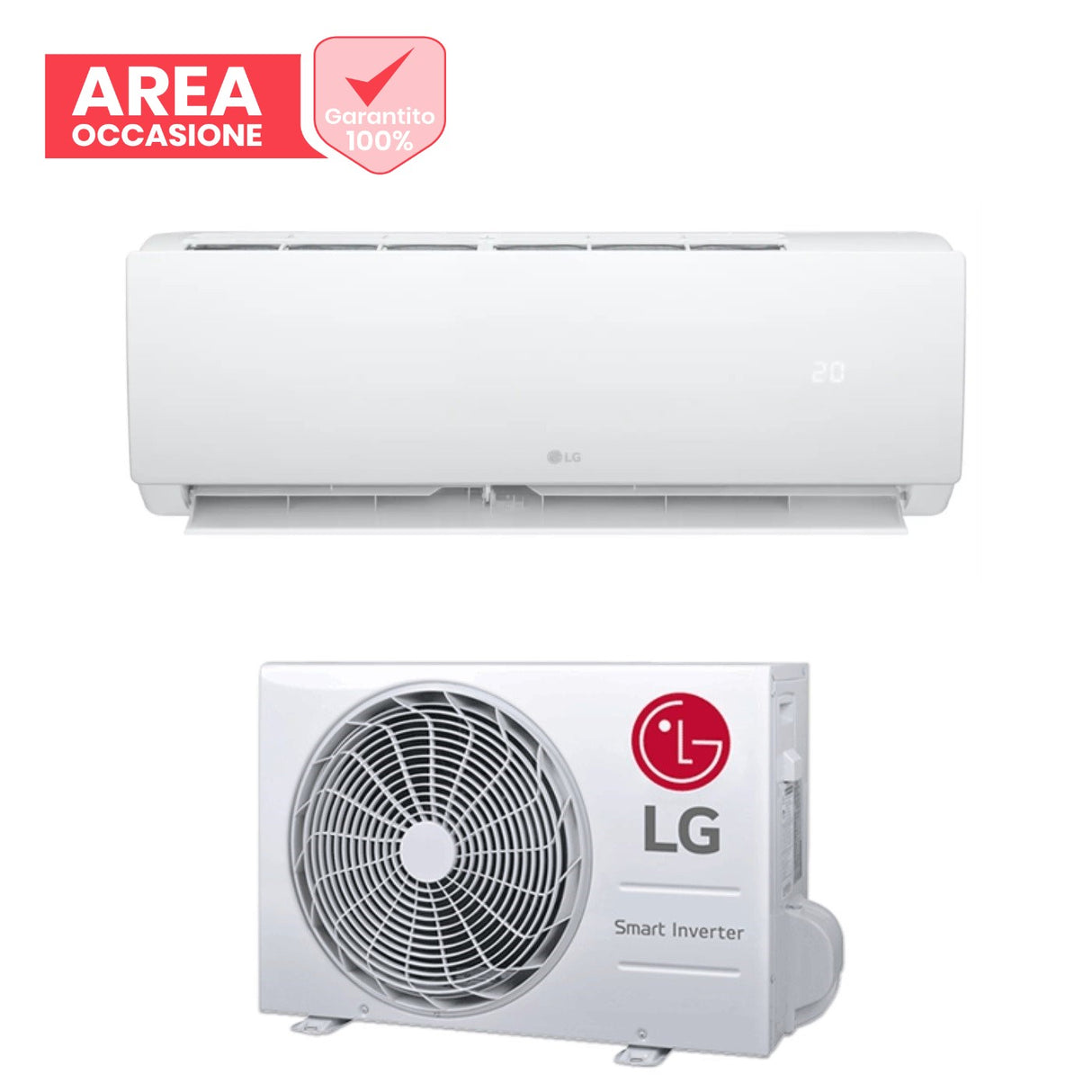 AREA OCCASIONI Climatizzatore Condizionatore LG Inverter Serie LIBERO 9000 Btu W09TI.NEU R-32 Classe A++/A+