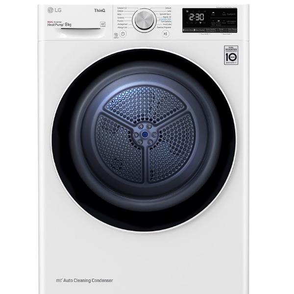 lg asciugatrice smart 8 kg lg rh80v3av6n eco hybrid classe a ean 8806091419712