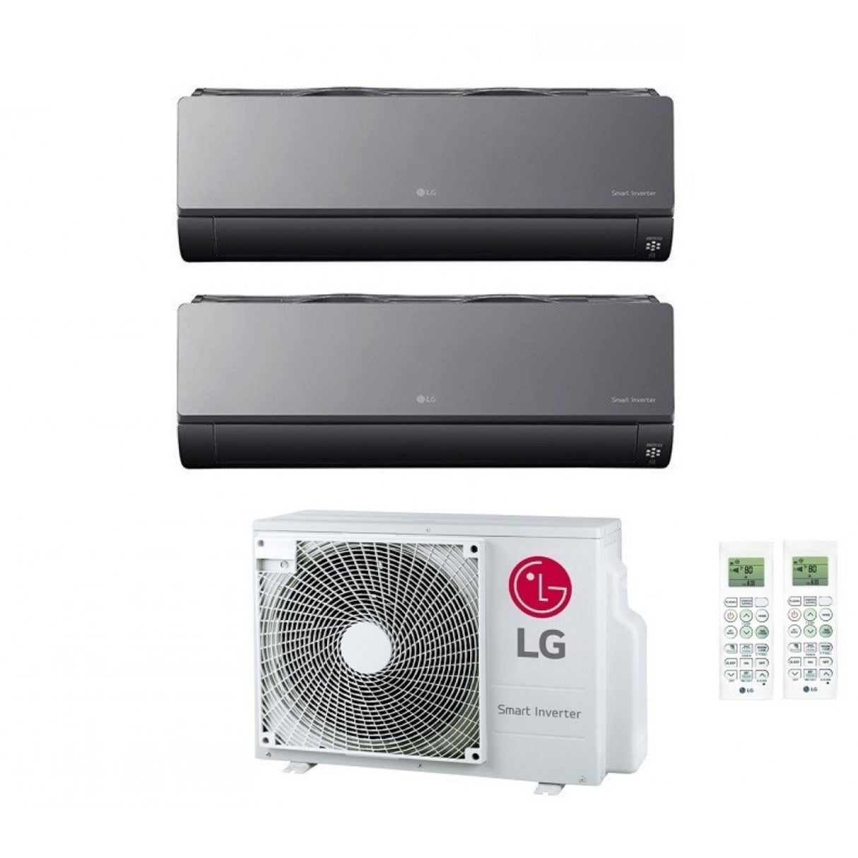 lg climatizzatore condizionatore lg dual split inverter serie artcool 912 con mu2r15 ul0 r 32 900012000 wi fi integrato ean 8059657014184