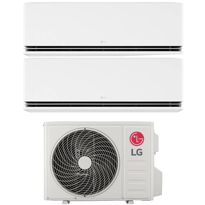 lg climatizzatore condizionatore lg dual split inverter serie dualcool premium 99 con mu2r17 r 32 wi fi integrato 90009000