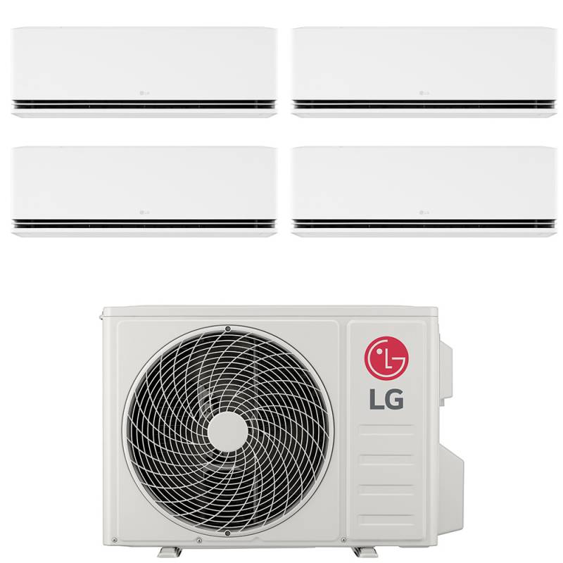 lg climatizzatore condizionatore lg quadri split inverter serie dualcool deluxe 99912 con mu4r25 r 32 wi fi integrato 90009000900012000