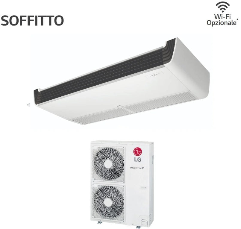 lg climatizzatore condizionatore lg soffitto inverter 60000 btu uv60ruud3 trifase r 32 wi fi optional