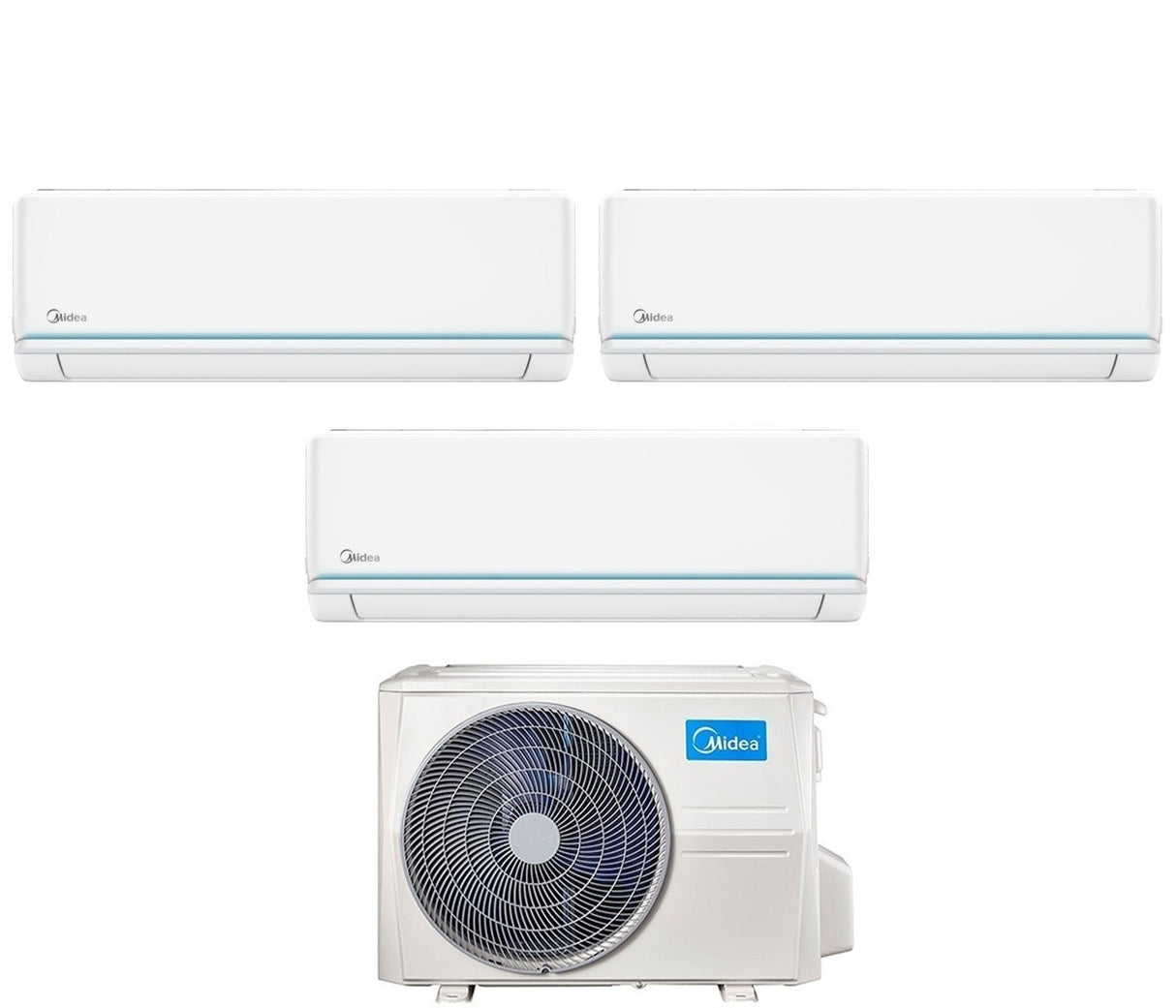 midea climatizzatore condizionatore midea trial split inverter serie evolution 9912 con m4oe 28hfn8 q r 32 wi fi optional 9000900012000 novita