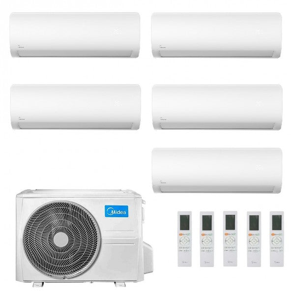 midea condizionatore midea penta split inverter serie xtreme pro green 90009000120001200012000 btu con m5oe 42 r 32 wi fi integrato