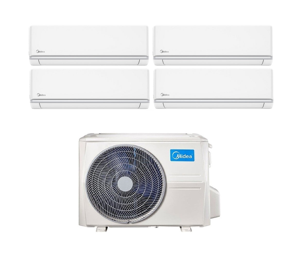 midea condizionatore quadri split midea elegance 9999 con m4oe 28hfn8 q r 32 wi fi optional