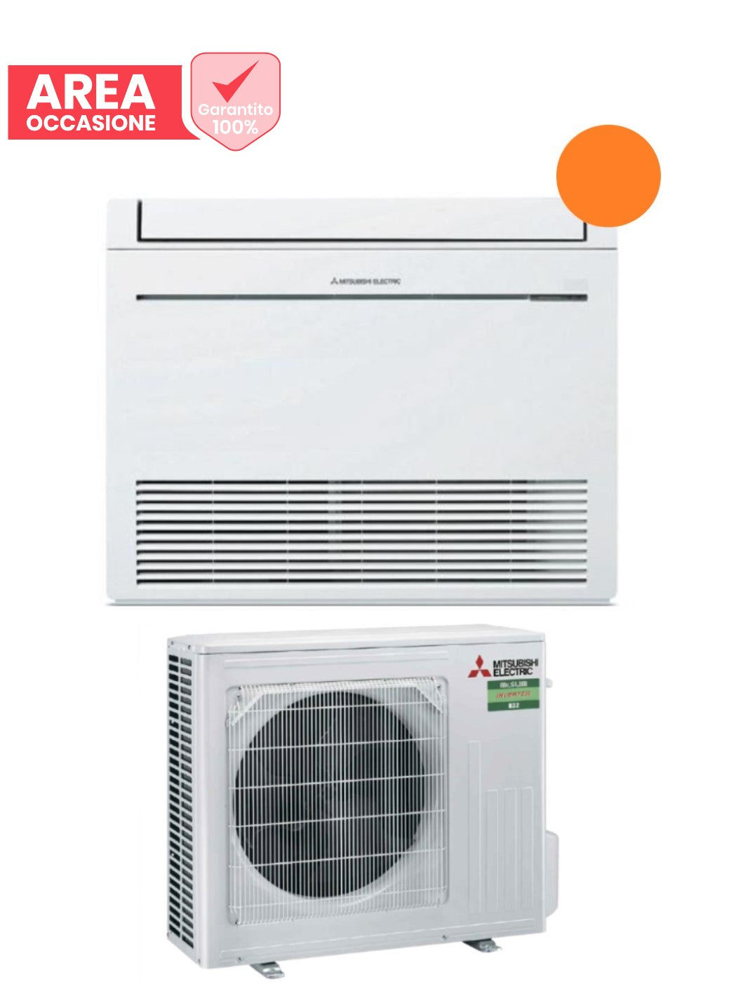 mitsubishi electric area occasioni 2617 condizionatore a pavimento mitsubishi electric 18000 btu mfz kt50vg r 32 wi fi optional