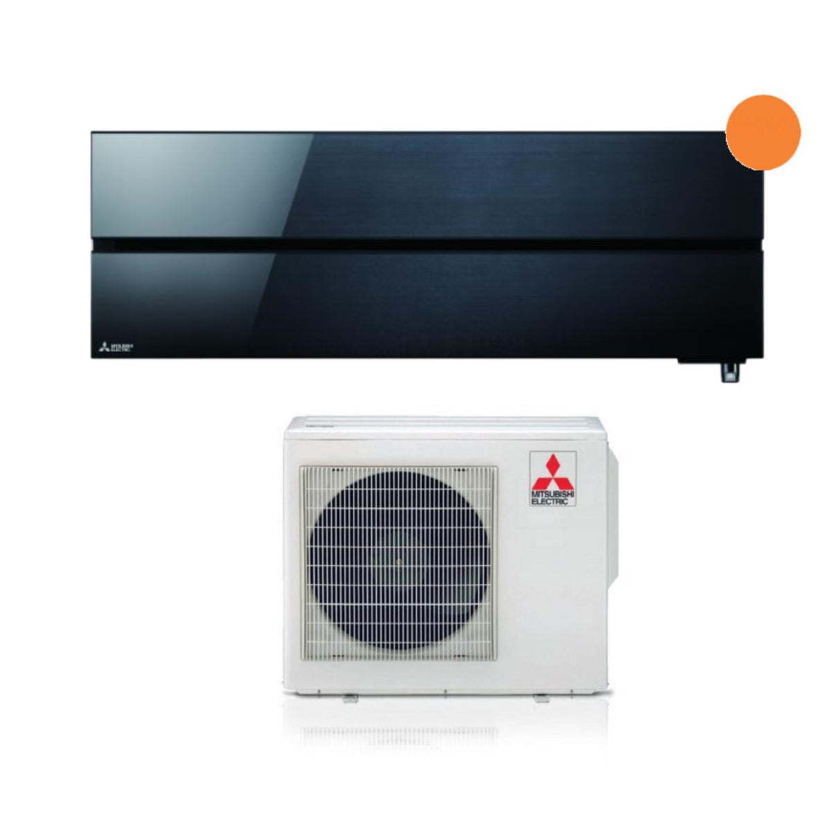 mitsubishi electric climatizzatore condizionatore mitsubishi electric dual split inverter serie kirigamine style msz ln 9000 onyx black 12000 ruby red con mxz 2f53vf r 32 wi fi integrato 912 ean 8059657018281