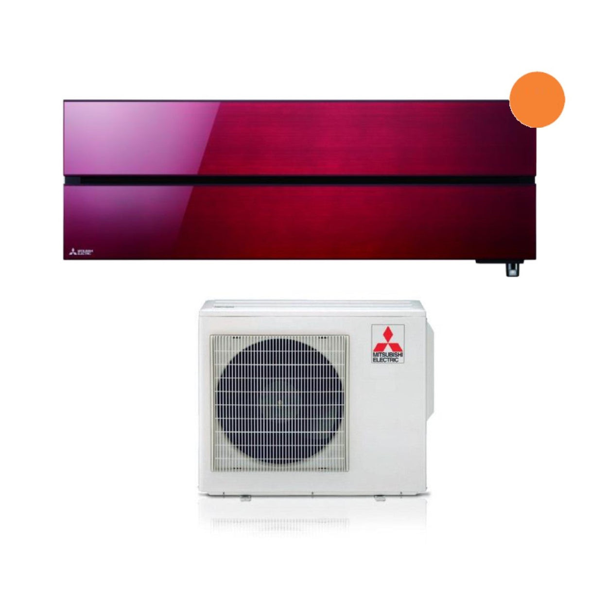 mitsubishi electric climatizzatore condizionatore mitsubishi electric dual split inverter serie kirigamine style msz ln 9000 onyx black 12000 ruby red con mxz 2f53vf r 32 wi fi integrato 912 ean 8059657018281