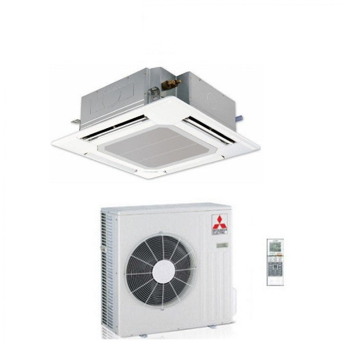 mitsubishi electric climatizzatore condizionatore mitsubishi electric inverter a cassetta mod. slz kf25va2 a 9000 btu new