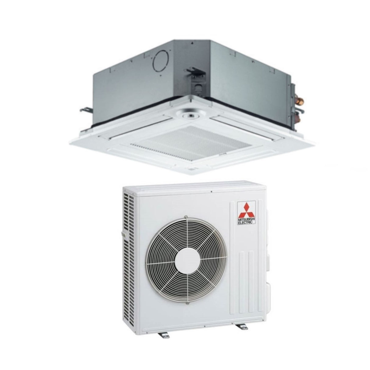 mitsubishi electric climatizzatore condizionatore mitsubishi electric inverter cassetta 21000 btu slz m60fa r 32 wi fi optional con telecomando e griglia incluso