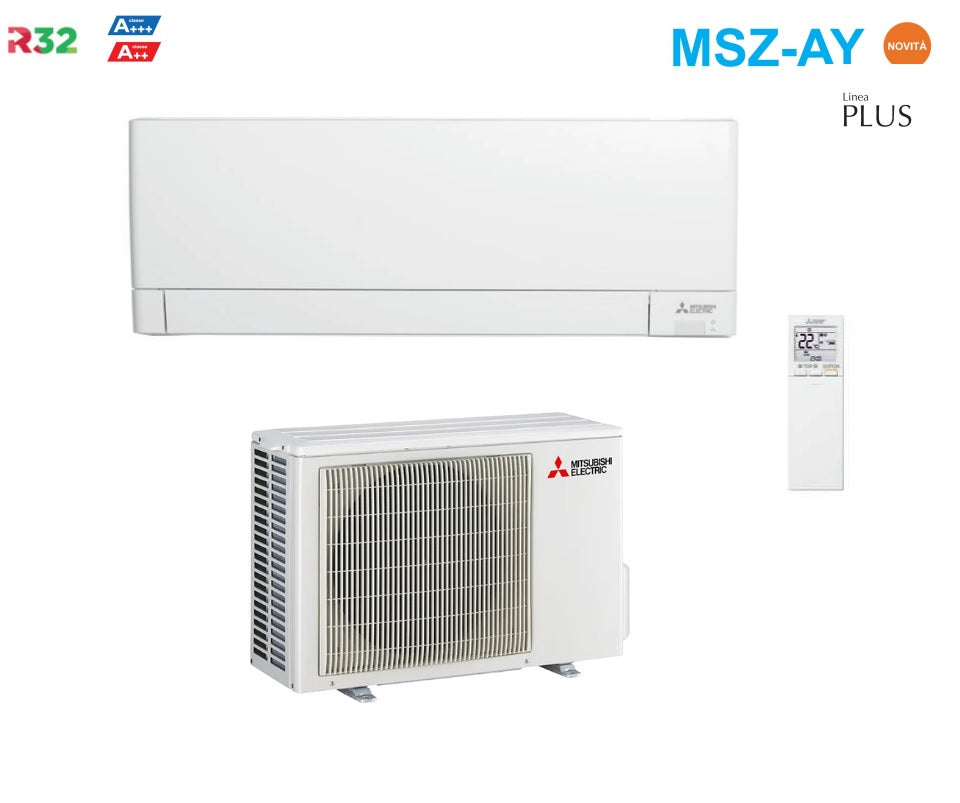 mitsubishi electric climatizzatore condizionatore mitsubishi electric inverter linea plus serie msz ay 18000 btu msz ay50vgkp classe aa wi fi integrato r 32 novita
