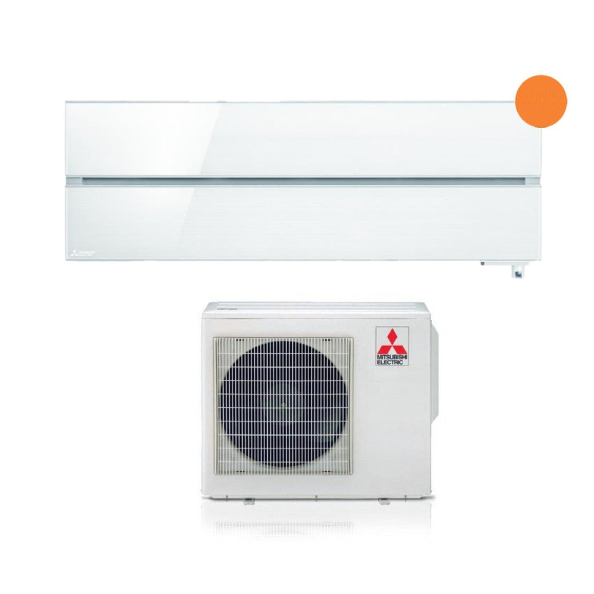 mitsubishi electric unita interna a parete mitsubishi electric inverter serie kirigamine style 12000 btu msz ln35vgv pearl white r 32 wi fi integrato colore bianco perla