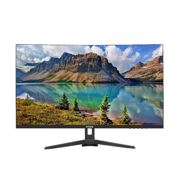 nilox curved monitor 32 ips led 2560x1440 px 75 hz 4w 3 hdmi 1 ms nxmmips32crvd black nero ean 8054320841753