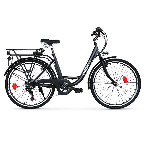 nilox electric bike nilox j5 30nxeb266vfm1v2 batteria removibile samsung da 36 v 8 ah ruote da 26 cambio shimano a 6 marce motore bafang a 3 velocita da 250 w ean 8051122174591