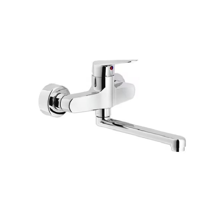 nobili miscelatore lavello a parete nobili hof cromo