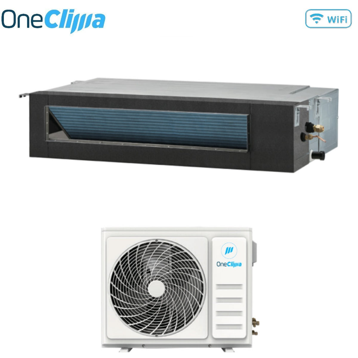 oneclima climatizzatore condizionatore oneclima inverter canalizzato 18000 btu air 18 cnl m r 32 con telecomando di serie incluso