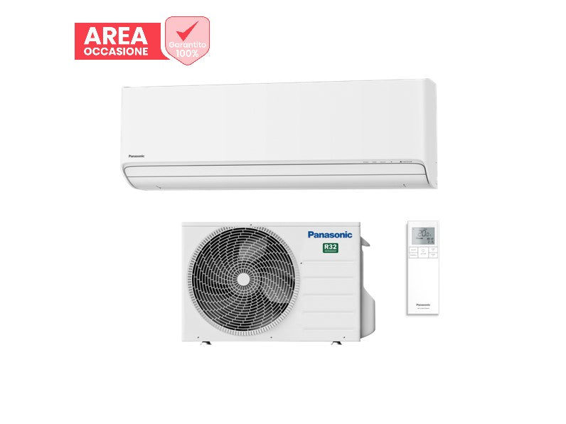 panasonic area occasioni climatizzatore condizionatore panasonic inverter serie etherea white 12000 btu cs z35zkew r 32 wi fi integrato bianco opaco aa