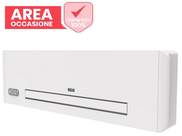 riello area occasioni 2755 ventilconvettore fan coil a parete riello design wall 17 con telecomando 20186361 165 kw