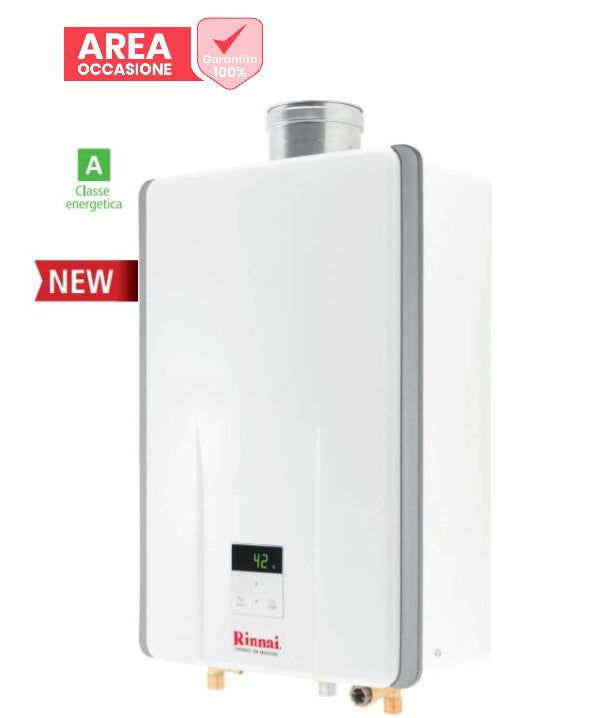 rinnai area occasioni scaldacqua scaldabagno a gas rinnai infinity 17i metano completo di kit fumi cod reu a1720ffu new