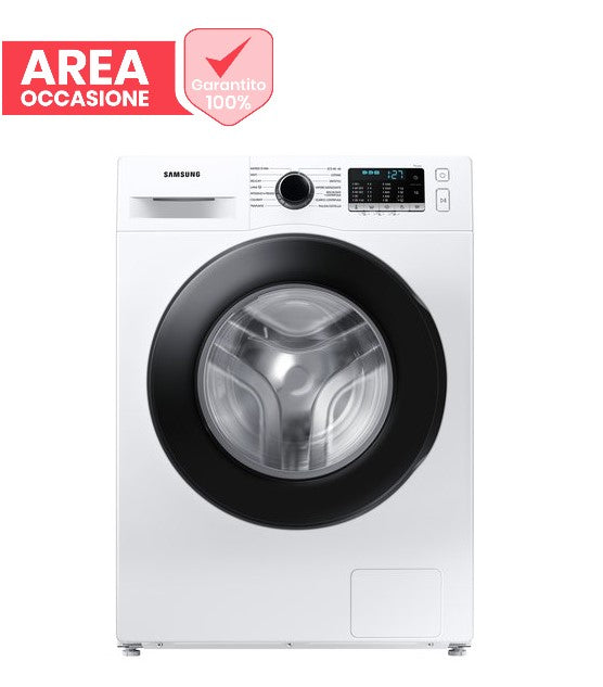 samsung area occasioni lavatrice a carico frontale samsung 8 kg ww80agas21aeet crystal clean slim classe e 1200 giri a85xl60xp45 vapore igienizzante ecobubble