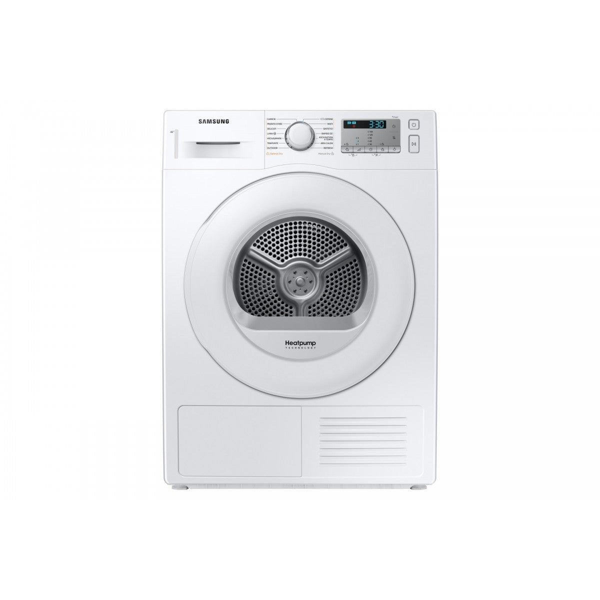 samsung asciugatrice a carica frontale 9 kg samsung dv90ta040th crystal ecodry classe a ean 8806090666124