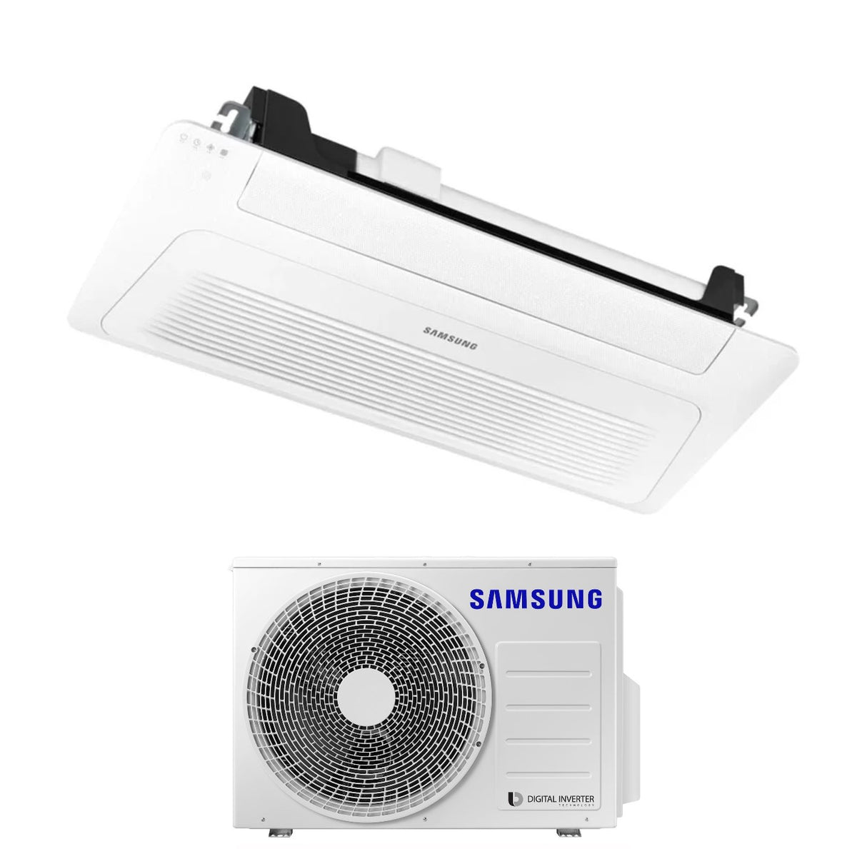 samsung climatizzatore condizionatore samsung cassetta 1 via windfree slim 9000 btu ac026rn1dkgeu r 32 wi fi optional classe aa con pannello incluso