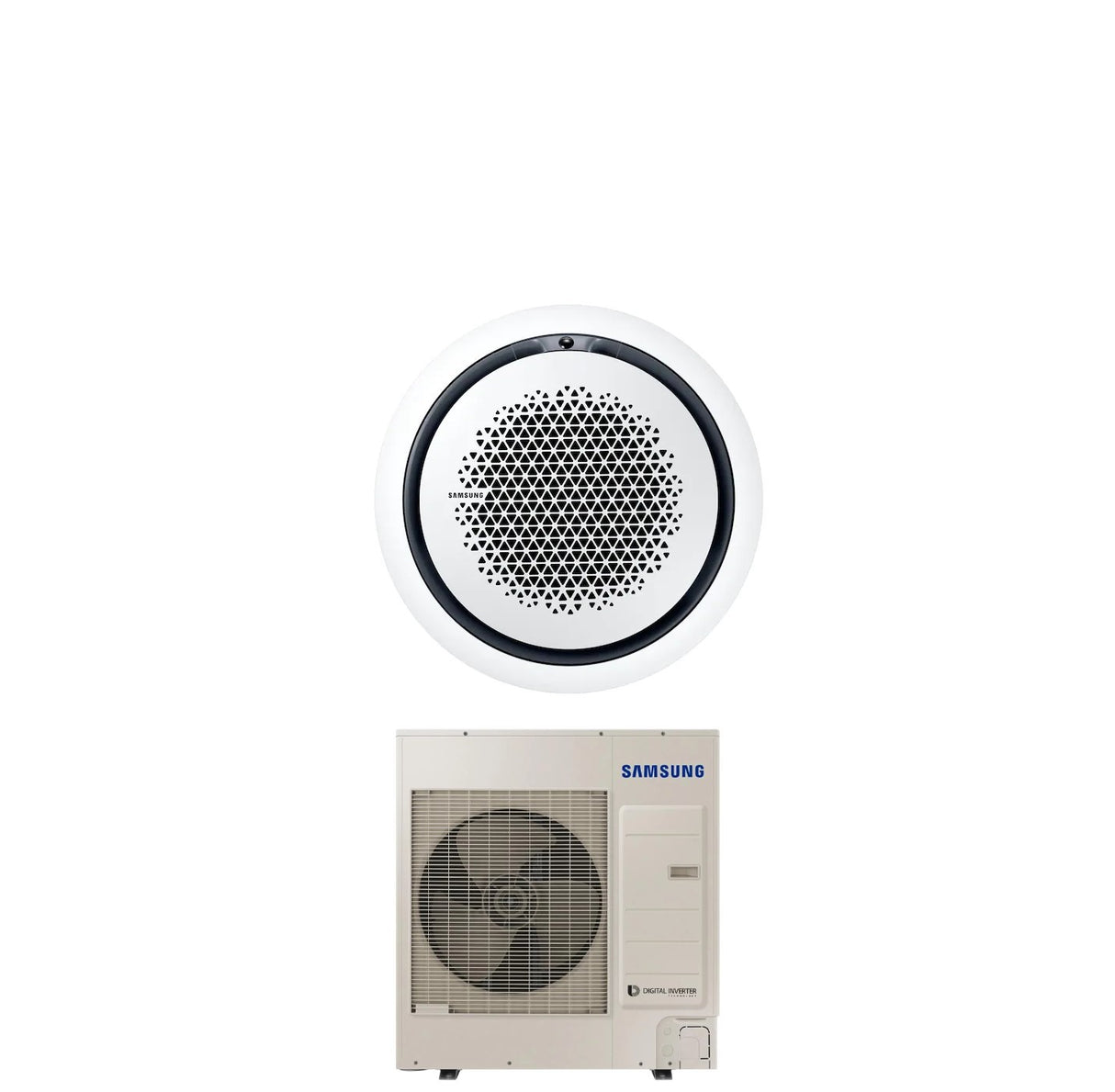 samsung climatizzatore condizionatore samsung inverter cassetta 360 42000 btu ac120rn4pkgeu trifase r 32 wi fi optional vari pannelli disponibili
