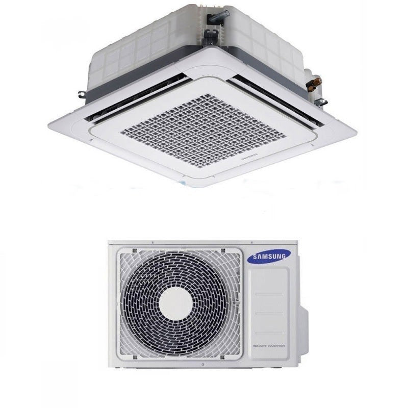 samsung climatizzatore condizionatore samsung inverter mini cassetta a 4 vie 12000 btu ac035mnndkh classe aa con comando wireless