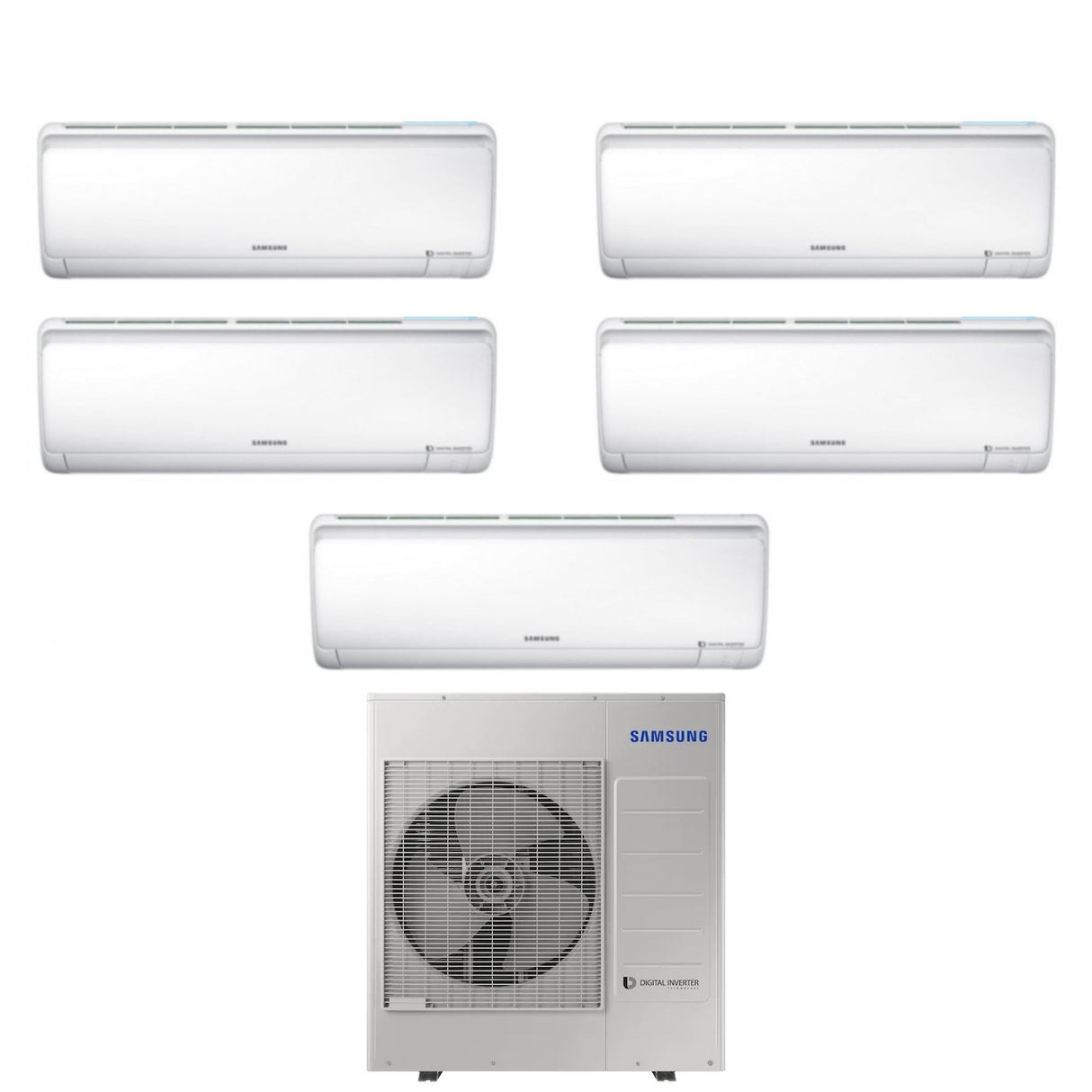 samsung climatizzatore condizionatore samsung penta split inverter serie maldives quantum 912121212 con aj100rcj r 32 900012000120001200012000 novita 2019