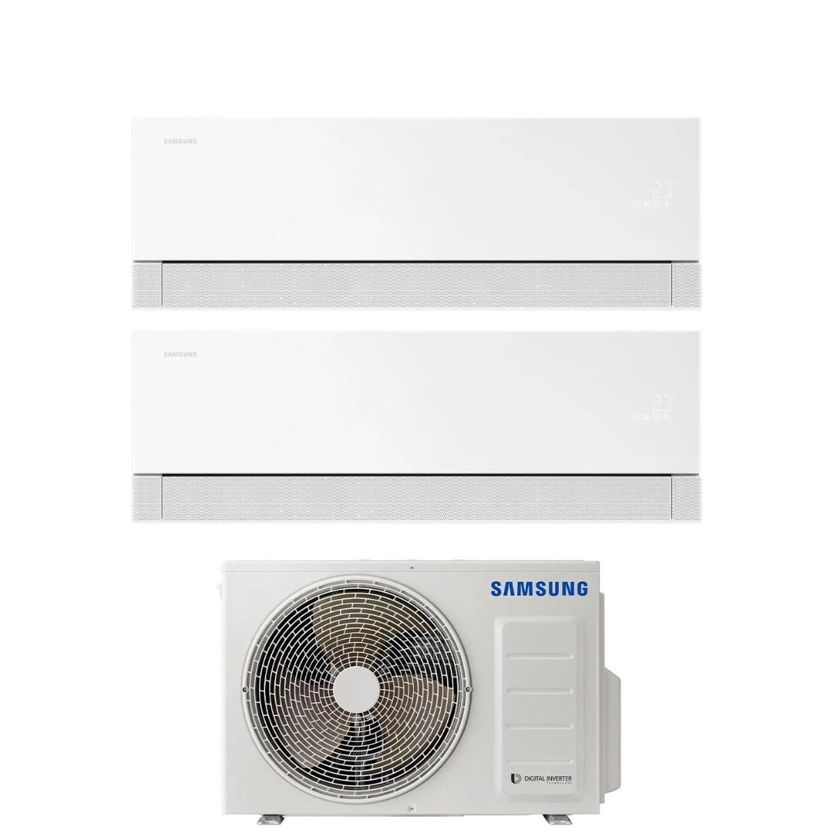 samsung condizionatore dual split samsung premiere white 918 con aj050txj2kg r 32 wi fi integrato