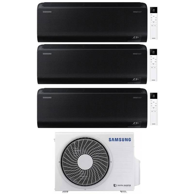 samsung condizionatore samsung trial split inverter serie windfree black 777 con aj068txj3kg r 32 wi fi integrato 700070007000
