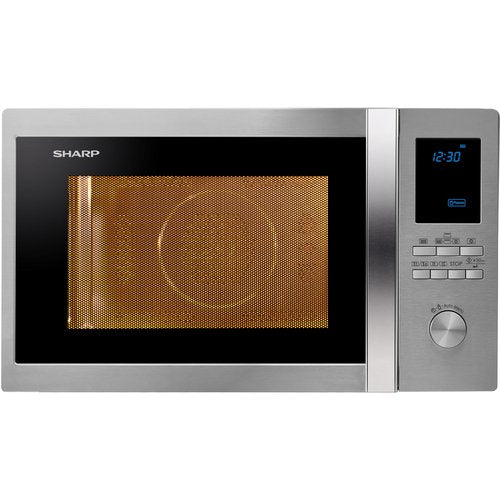 sharp forno a microonde sharp r922stwe 1000 w 32 litri a315xl519xp51 grill display led blu inox ean 4974019811659