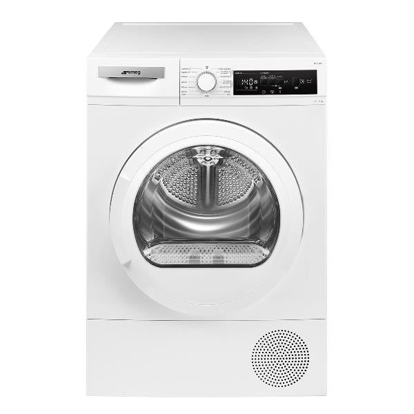 smeg asciugatrice a pompa di calore 8 kg smeg dt181it axlxp 845x596x60 partenza ritardata fino a 23h classe a ean 8017709300241