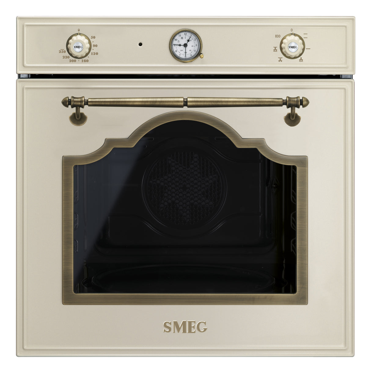 smeg forno ad incasso smeg sf700po cortina classe a a592xl597xp548 ventilato crema e ottone antico ean 8017709171865