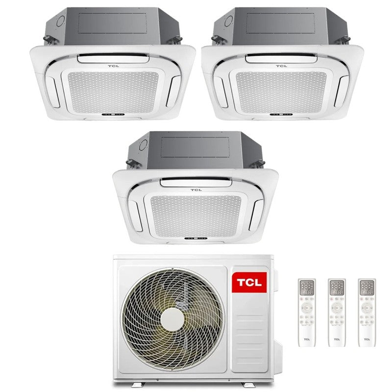 tcl condizionatore a cassetta 4 vie tcl compact trial split 91212 con mt4250 r 32 wi fi optional