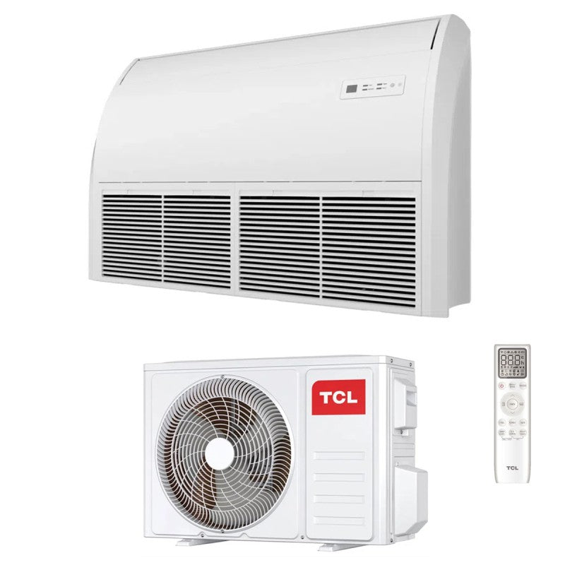tcl condizionatore tcl soffitto pavimento 55000 btu mn55l31 r 32 wi fi optional con comando incluso