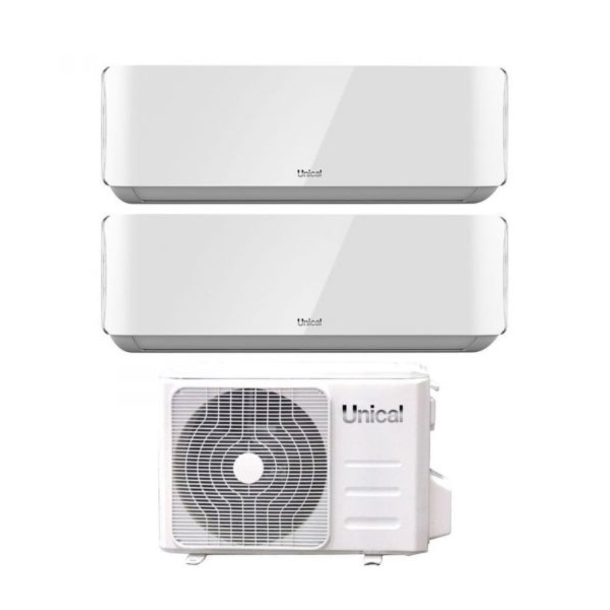 unical climatizzatore condizionatore unical dual split inverter serie air cristal 1013 con kmx3 21he r 32 wi fi optional 1000013000
