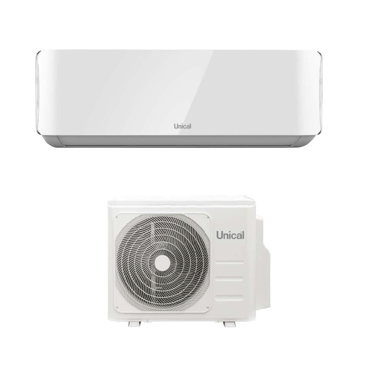 unical climatizzatore condizionatore unical inverter mono split serie air cristal 24000 btu kmun 24h r 32 wi fi optional ean 8059657009999