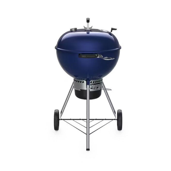 weber barbecue a carbone weber master touch gbs c 5750 57 cm deep ocean blue 14716004