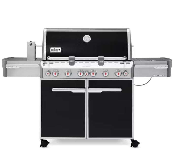 weber barbecue a gas weber summit e 670 gbs 6 bruciatori gas gpl 7371029