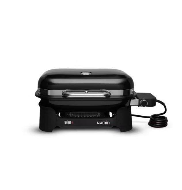 weber barbecue elettrico weber lumin compact black nero codice 91010953