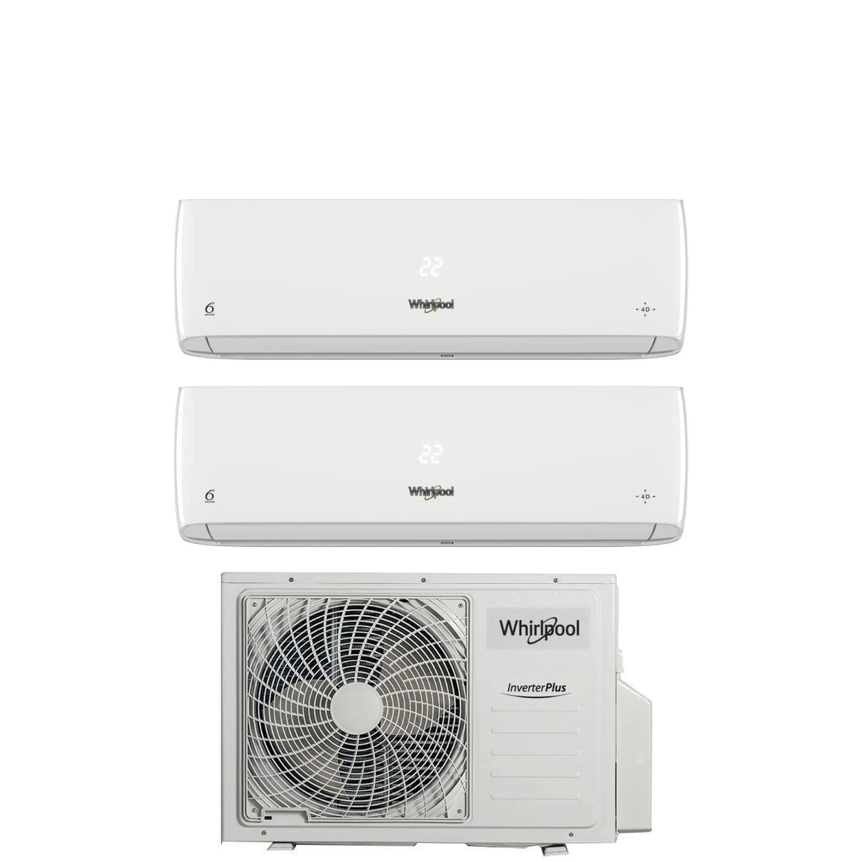 whirlpool climatizzatore condizionatore whirpool dual split inverter 912 wa20odu32 r 32 900012000