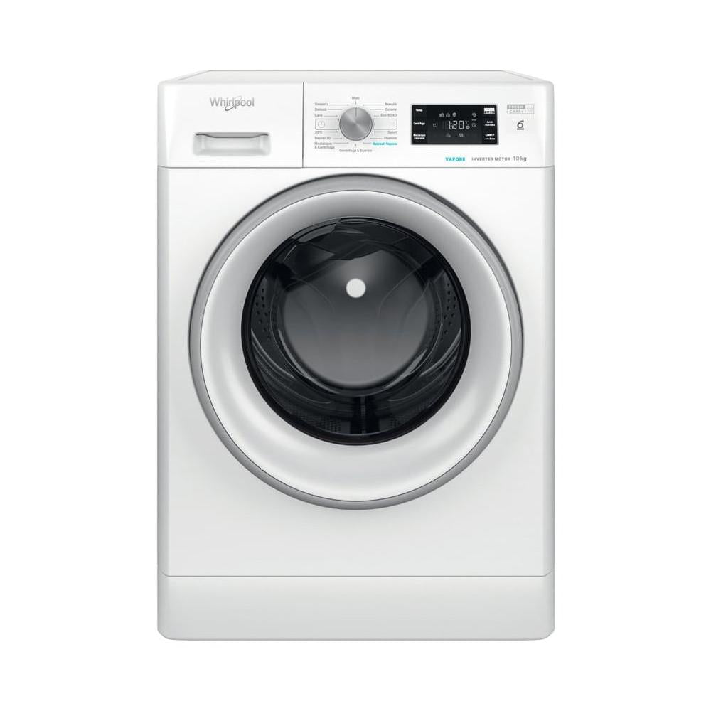 whirlpool lavatrice a caria frontale whirlpool ffb 1046 sv it 10 kg classe a 1400 giri a85xl595xp605 tecnologia 6 senso refresh vapore bianco ean 8003437628115