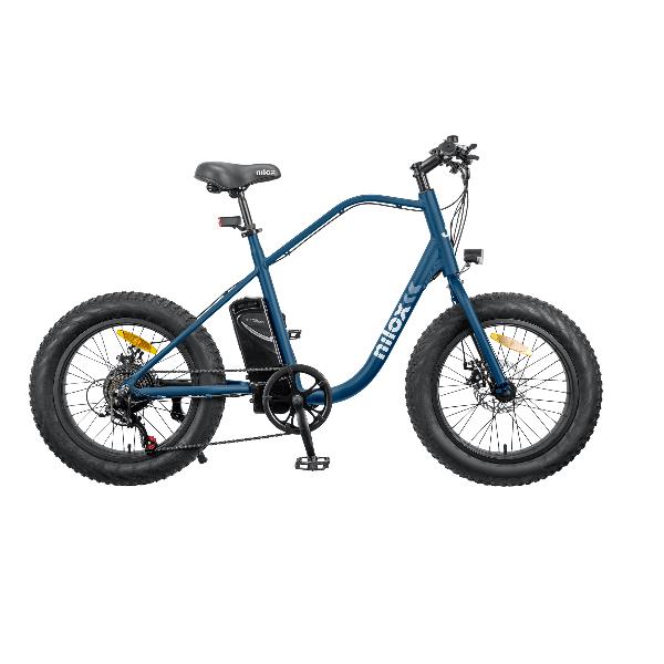 nilox electric bike nilox j3 plus 30nxeb203v003v3 puyuan 36 v 250 w brushless high speed cambio shimano 7 36 v 12.8 ah al litio autonomia 70 km ruote fat 20 ean 8054320841777