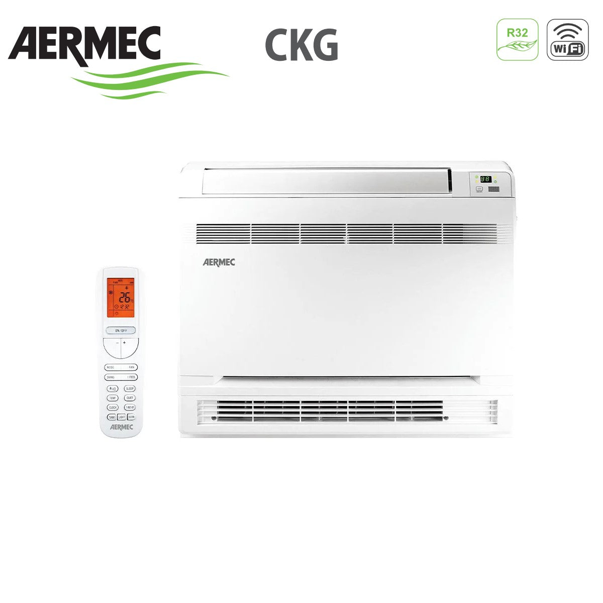 aermec unita interna console aermec 9000 btu ckg260fs r 32 wi fi integrato