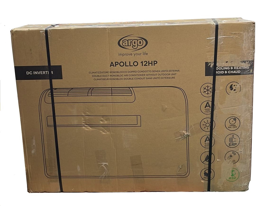 argo area occasioni climatizzatore condizionatore argo senza unita esterna modello apollo 12 hp r 33
