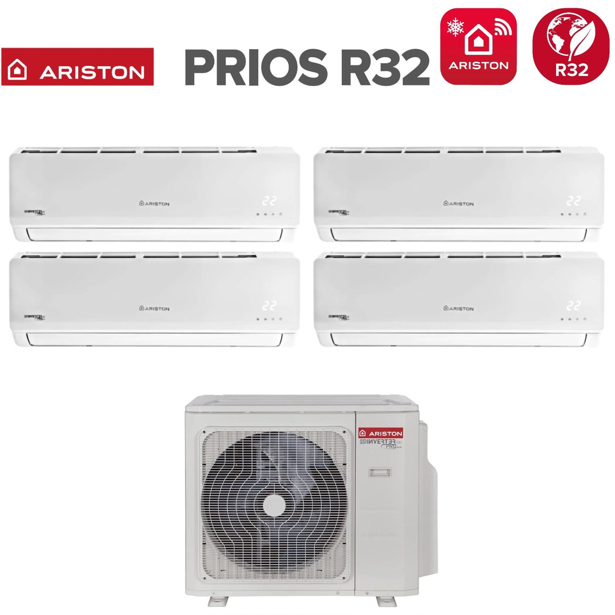 ariston climatizzatore condizionatore ariston quadri split inverter serie prios 9999 con quad 110 xd0c o r 32 wi fi optional 9000900090009000